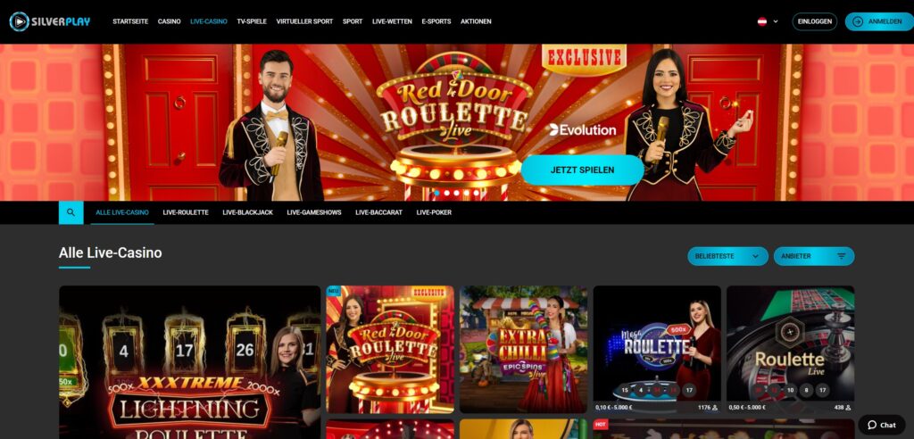 Silverplay Casino Live Casino