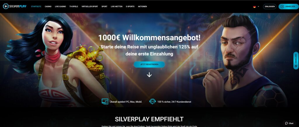 silverplay casino