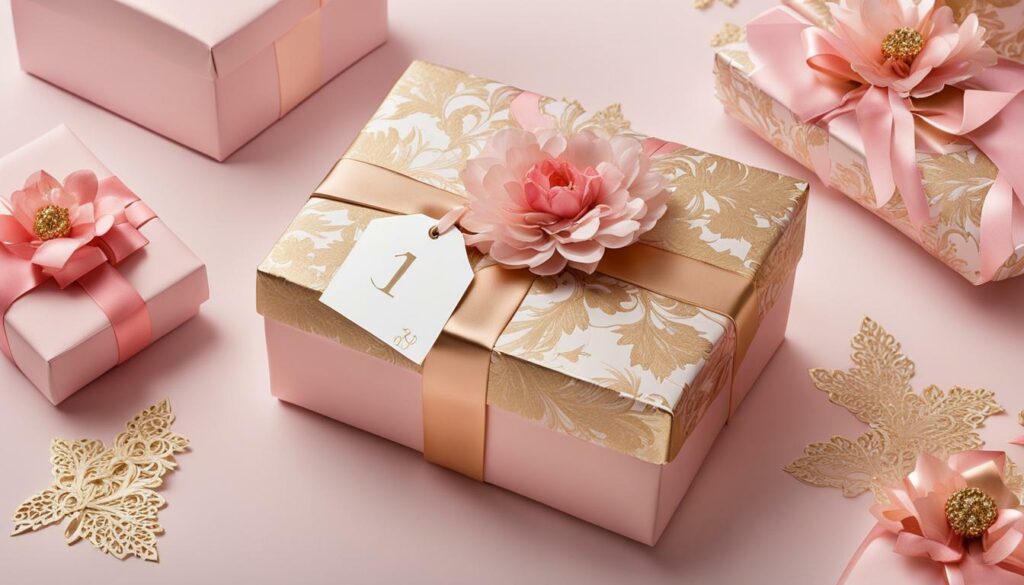 Geschenkverpackung für ein unvergessliches Geschenk zum 18 Mädchen