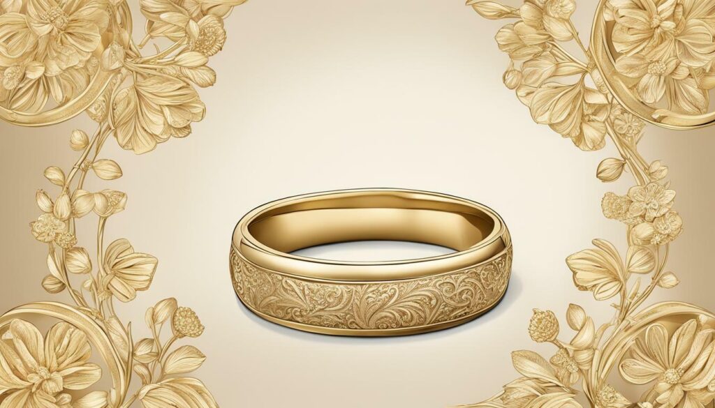 Goldene Hochzeit Ring