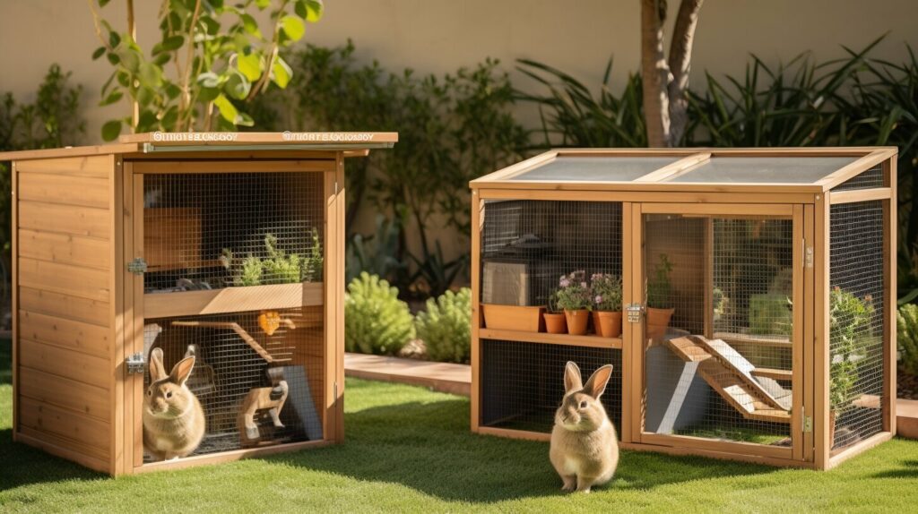 Kaninchenstall vs. Freier Auslauf