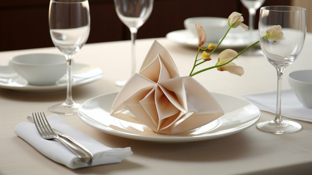 Origami-Servietten