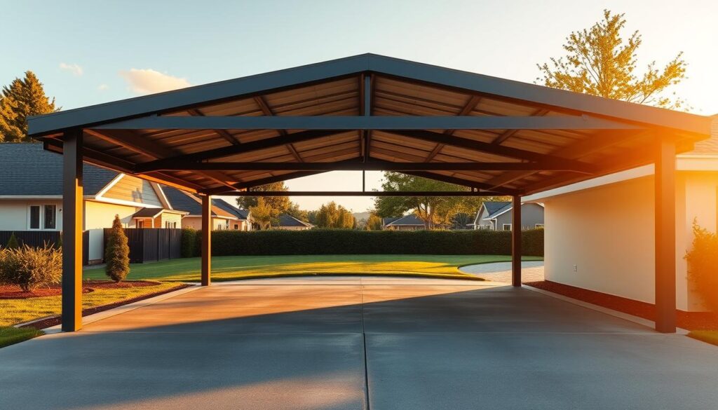 Carport Vorteile gegenüber Garage