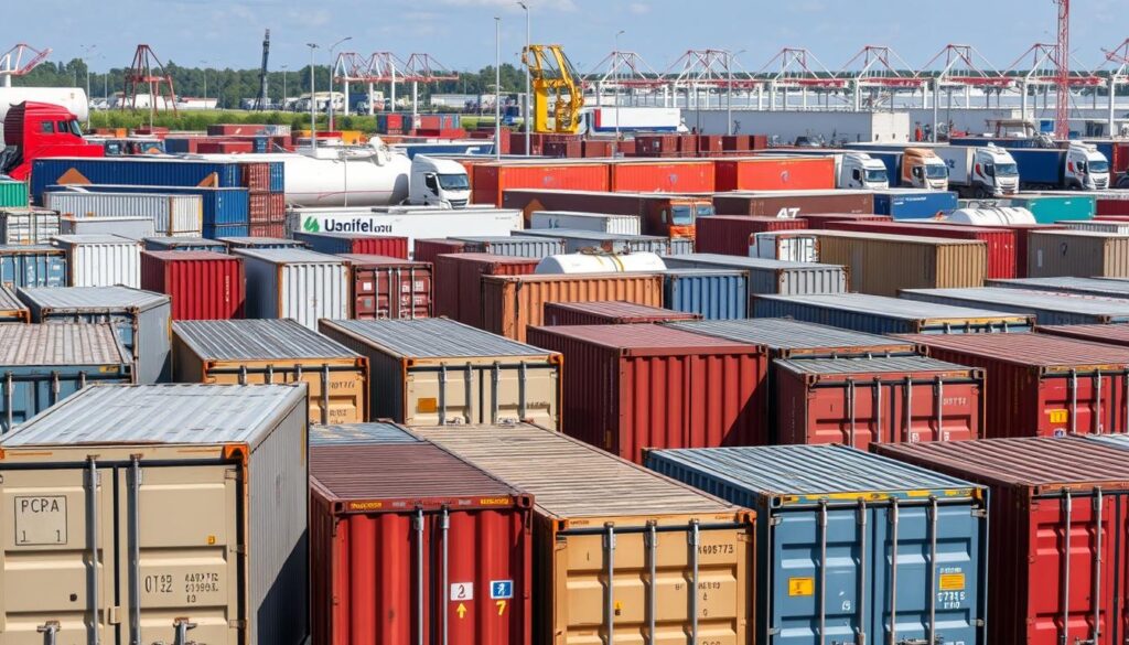 verschiedene Containerarten Österreich