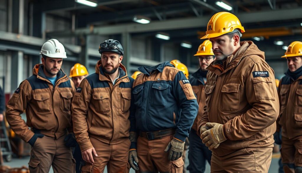 Arbeitsbekleidung Profis für verschiedene Handwerksbereiche