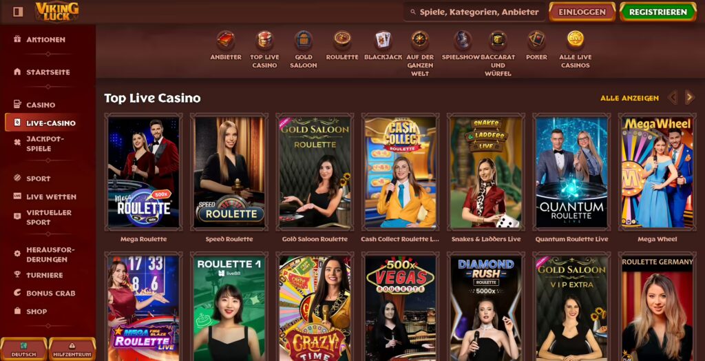 VikingLuck Live Casino